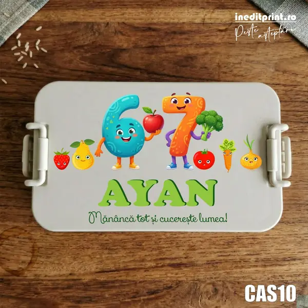 Caserola personalizata six seven CAS10 Bej