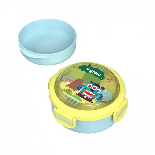 Caserola termica cu lingurita si furculita, U-Grow A-1418BL