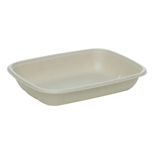 Caserole Biodegradabile, Compostabile Natur, 23x16 cm, 750 ml 50 buc