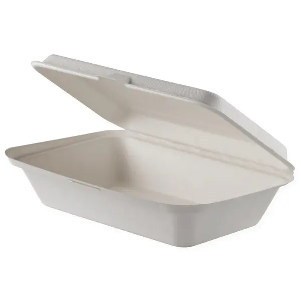 Caserole Biodegradabile, Compostabile Scoica, Albe 23x15 cm, 50 buc