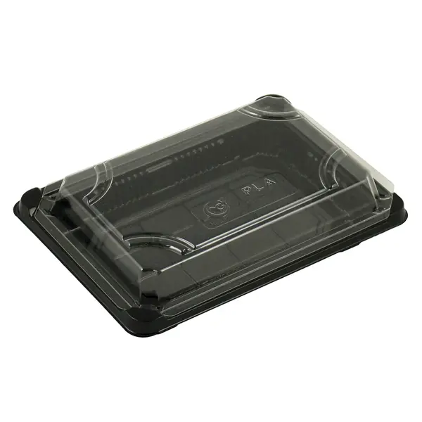 Caserole sushi 16 x 9.1 x 2 cm cu capac transparent 50buc/set Caserole sushi 16 x 9.1 x 2 cm cu capac transparent 50buc/set