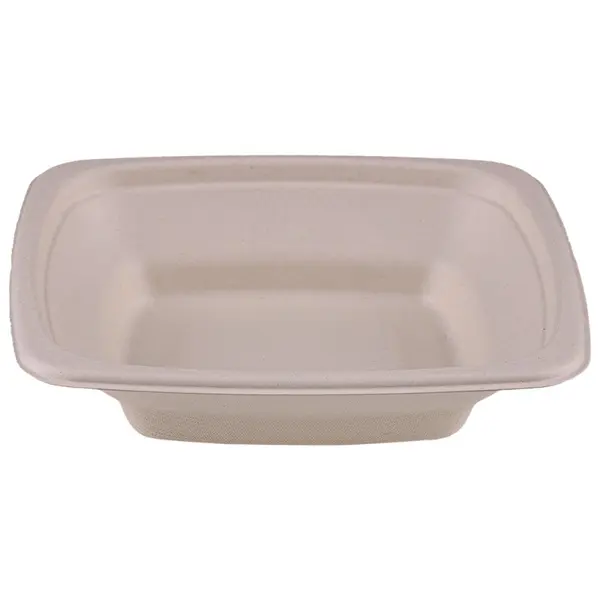 Caserole Trestie de Zahar Patrate Natur 18 x 18 cm 500 ml, 75 Bucati
