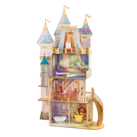 Castel de joaca din lemn pentru papusi Disney Royal Celebration