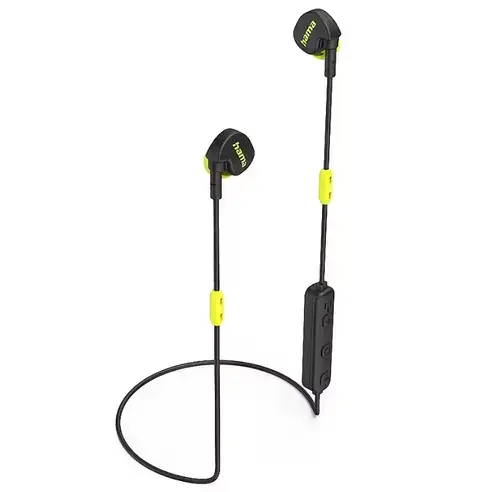Casti alergare In-Ear Freedom Athletics II, Bluetooth, Control pe fir, Stereo (Negru/Galben)