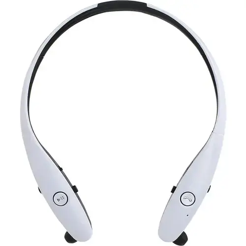 Casti alergare Livoo TES165, Bluetooth, Microfon, Control remote (Alb)