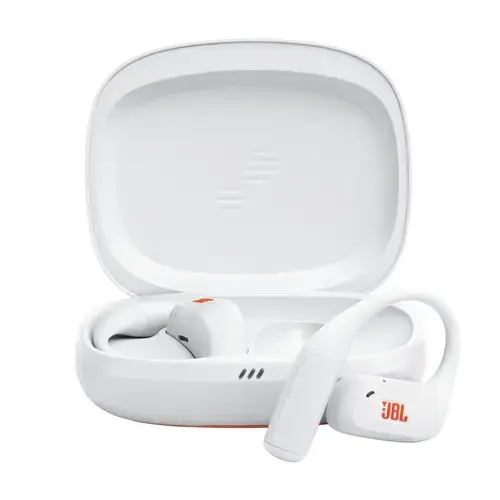 Casti alergare open-ear JBL Endurance Zone, True Wireless, IP68, 4 microfoane, Redare pana la 32 ore, Bluetooth 5.3, Alb
