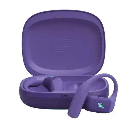 Casti alergare open-ear JBL Endurance Zone, True Wireless, IP68, 4 microfoane, Redare pana la 32 ore, Bluetooth 5.3, Violet