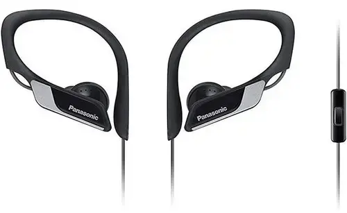 Casti Alergare Panasonic RP-HS35ME-K, Microfon (Negru)