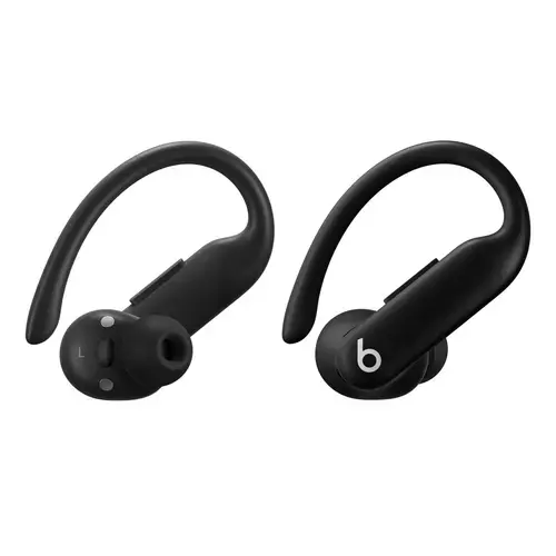 Casti alergare True Wireless Beats Powerbeats Pro 2, Bluetooth, Autonomie 10 ore/45 ore, Adaptive EQ, Monitorizare ritm cardiac, ANC, Microfon, IPX4 (Negru)