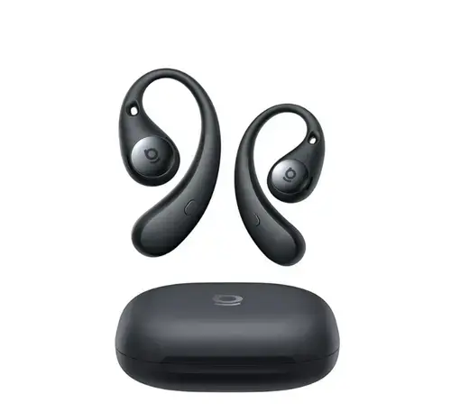 Casti alergare True Wireless Open-Ear Baseus Eli Sport 2, Bluetooth, 4 Microfoane cu AI, IP57 (Negru)