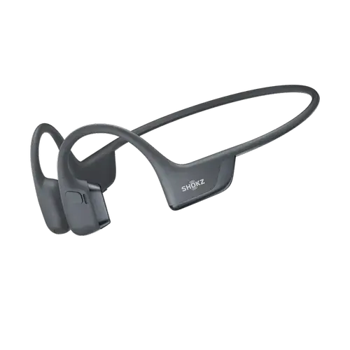 Casti alergare wireless Shokz OpenRun Pro 2, Bluetooth, Conductie osoasa, Autonomie 12 ore, IP55 (Negru)
