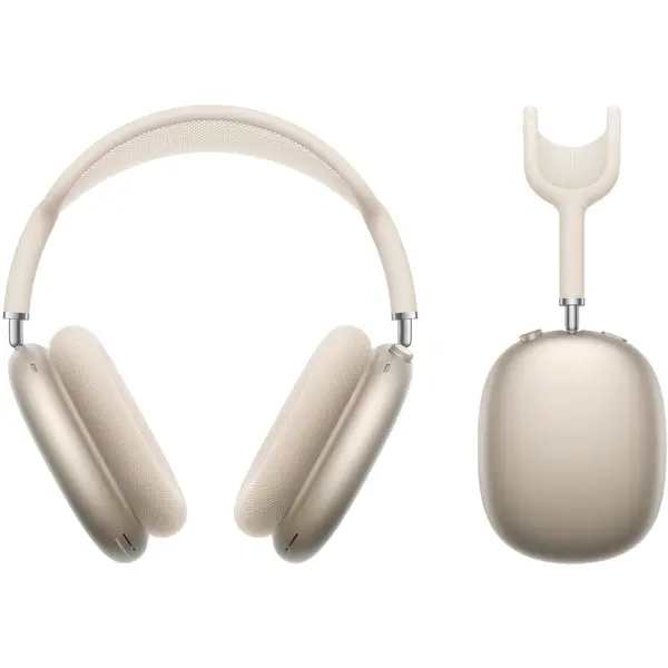 Casti Apple Airpods Max 2, Bluetooth, Noise Cancellation, USB-C, Starlight