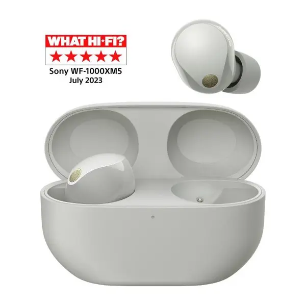 Casti audio In-Ear Sony WF-1000XM5S, True Wireless, Bluetooth, Noise cancelling, Microfon, IPX4, Silver