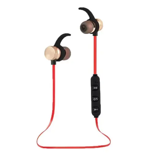 Casti Bluetooth Esperanza EH186, Microfon (Negru/Rosu)