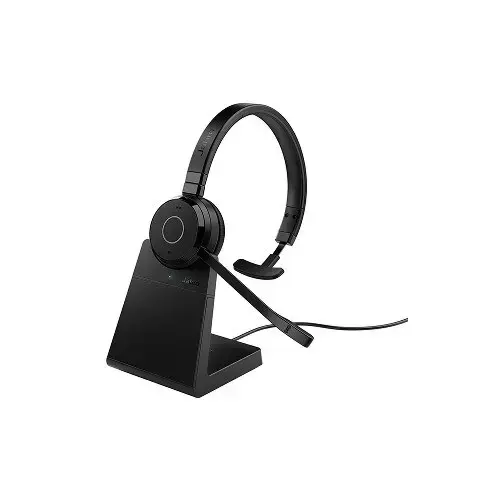 Casti Call Center Jabra Evolve 65 TE UC Mono, Bluetooth, Microfon, Autonomie 16/24 ore (Negru)