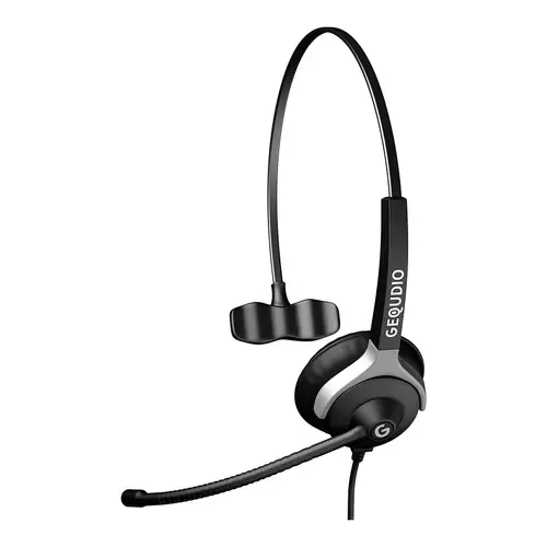 Casti cu fir Gequdio WA9005, Pentru Call Center, Jack 2.5 mm (Negru)