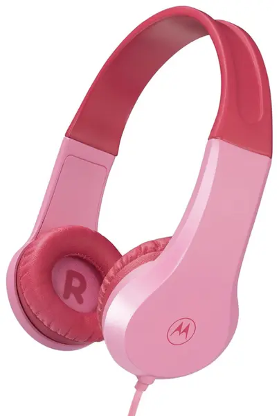 Căști cu fir pentru copii Motorola - JR200, pink