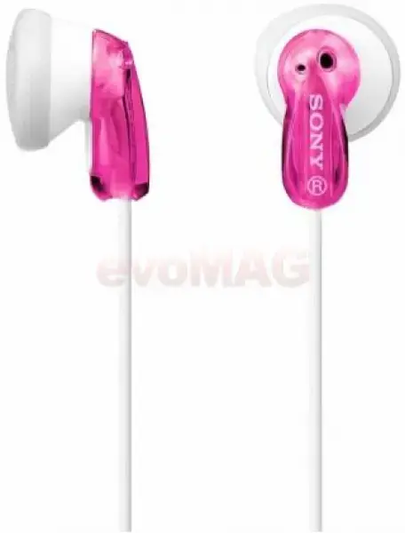 Casti cu fir Sony MDR-E9LPL (Alb-Roz)