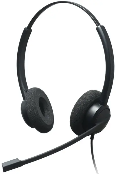 Căști cu microfon Addasound - Crystal 2732 Duo, negre