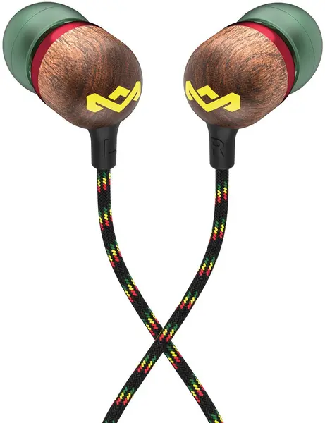 Căști cu microfon House of Marley - Smile Jamaica USB-C, Rasta