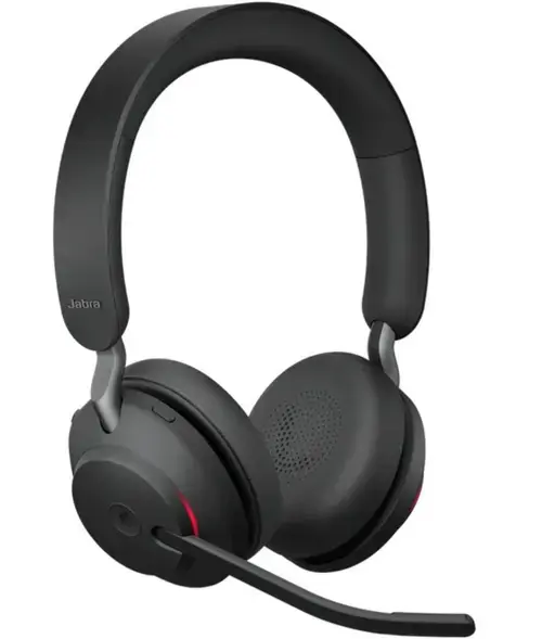 Casti cu microfon Jabra Evolve2 65 UC Stereo, Bluetooth, statie de incarcare, USB Type-C (Negru)