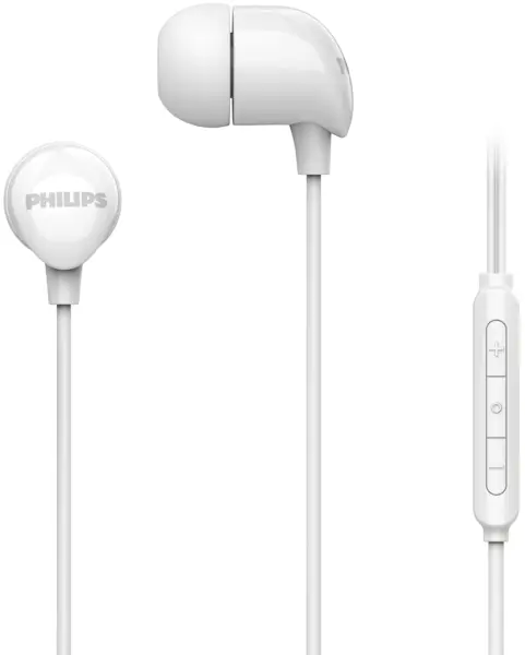 Căști cu microfon Philips - TAE2146WT/00, alb