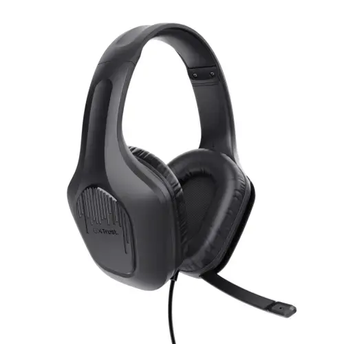 Casti cu microfon Trust GXT 417 Zirox, Wired, Jack 3.5mm (Negru)