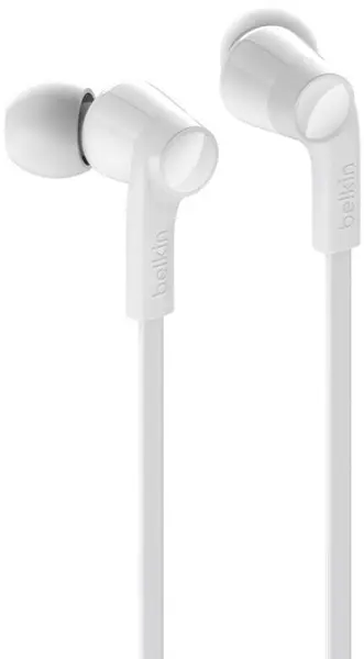 Căști de sport cu microfon Belkin - Soundform, albe