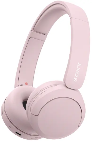Căști fără fir cu microfon Sony - WH-CH520, roz