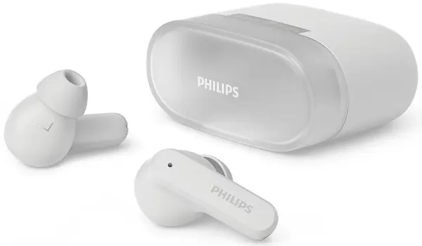 Căști fără fir Philips - TAT2000WT/00, TWS, ANC, albe