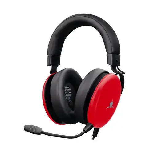 Casti Gaming cu fir White Shark ELEPHANT Over-Ear, Stereo, PC, PS4/5, MAC (Rosu)