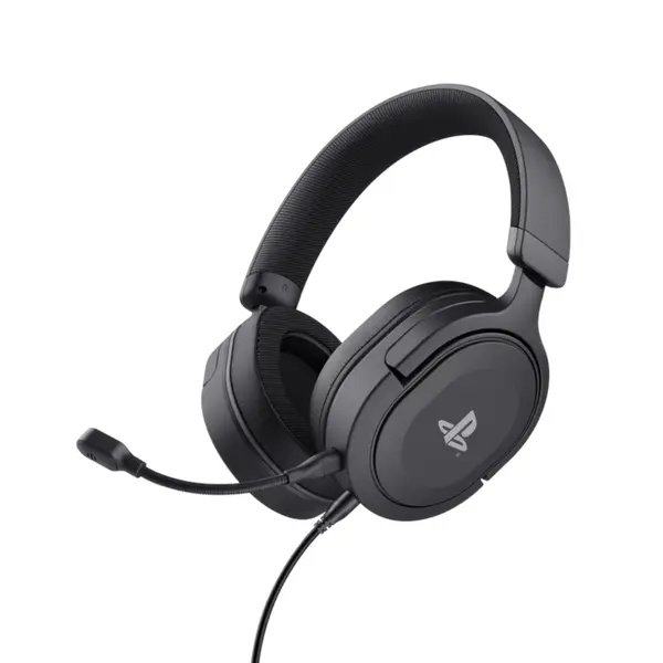 Casti gaming cu microfon Trust GXT 498 Forta, PS5/PC, Negru
