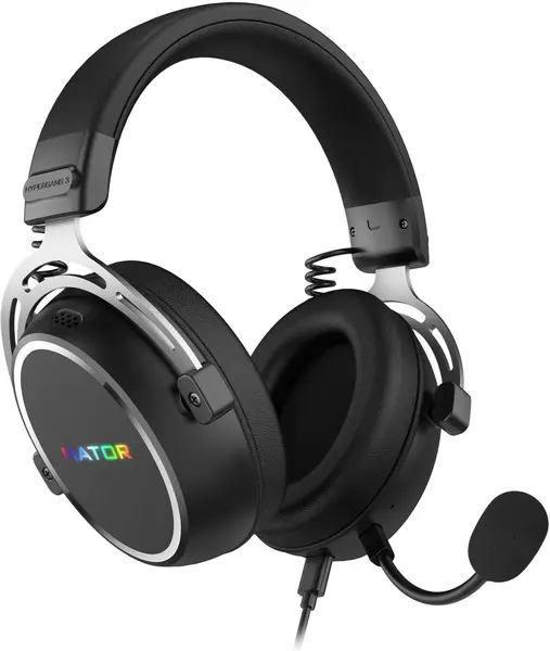 Căști gaming Hator - Hypergang 3 USB, 7.1 Surround, Hi-Res, negre