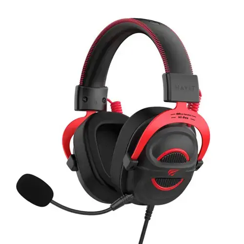 Casti Gaming HAVIT H2002E Pro, Wired, Jack 3.5mm (Negru/Rosu)