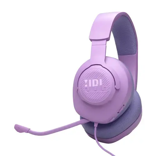 Casti Gaming JBL Quantum 100M2, Jack 3.5mm, 40mm, Microfon detasabil (Mov)