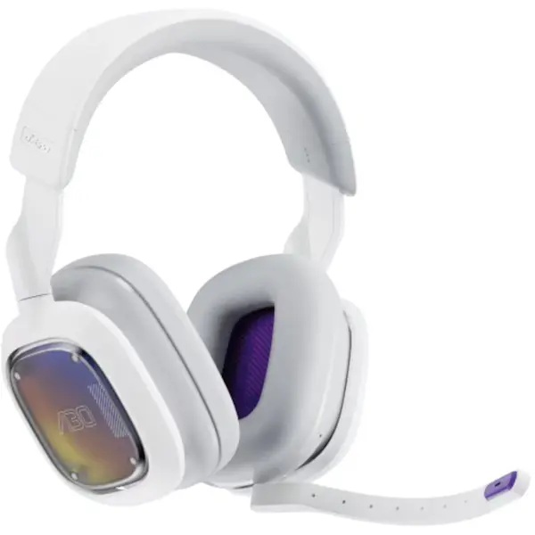 Casti gaming Logitech Astro A30, Multiplatforma PS/PC, Lightspeed, Alb