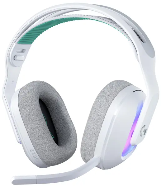 Căști gaming Logitech - G522, wireless, albe