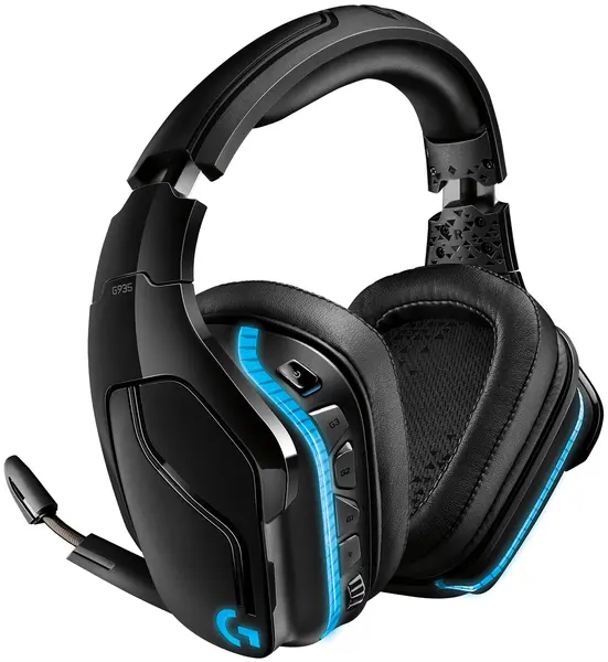Căști gaming Logitech - G935, 7.1 Surround, wireless negre