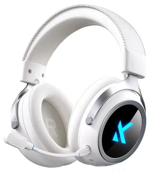 Căști gaming MCHOSE - X9, Surround 7.1, wireless, albe