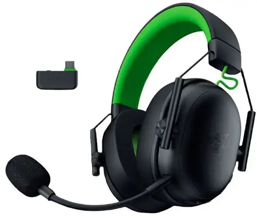 Casti Gaming Razer Blackshark V3 X Hyperspeed pentru Xbox, Over-Ear, 2.4G/Bluetooth/USB, TriForce 50mm, Microfon HyperClear Cardioid 9.9mm, Autonomie 70 ore (Negru)