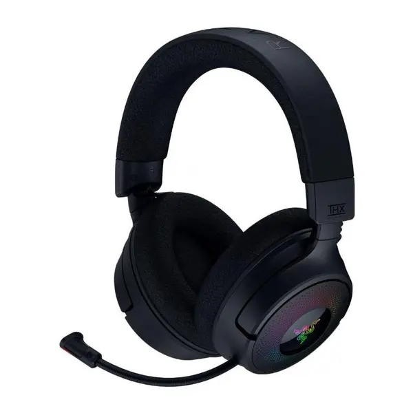 Casti gaming Razer Kraken V4, Wireless, Bluetooth, iluminare Razer Chroma RGB, Negru