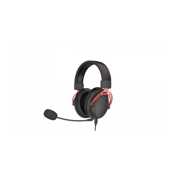 Casti gaming Serioux Nimbus, Microfon, Rosu/Negru