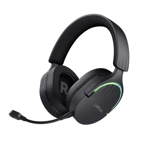 Casti Gaming Trust GXT 491 Fayzo, iluminare RGB, Microfon, Cu fir, Bluetooth (Negru)