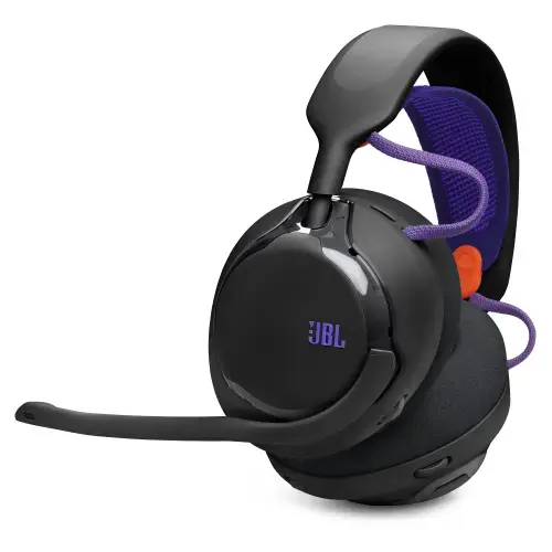 Casti Gaming Wireless JBL Quantum 650, Bluetooth 5.3, Pana la 45 ore Autonomie, QuantumENGINE, Spatial Sound (Negru)