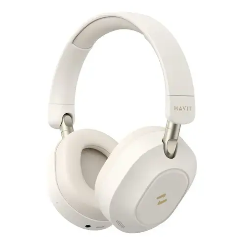 Casti HAVIT H668BT, Bluetooth, 3.5 mm jack (Bej)