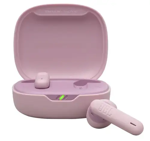 Casti In-Ear JBL Wave Flex 2, True Wireless, Bluetooth, Autonomie 10 ore/40 ore, IP54 (Roz)