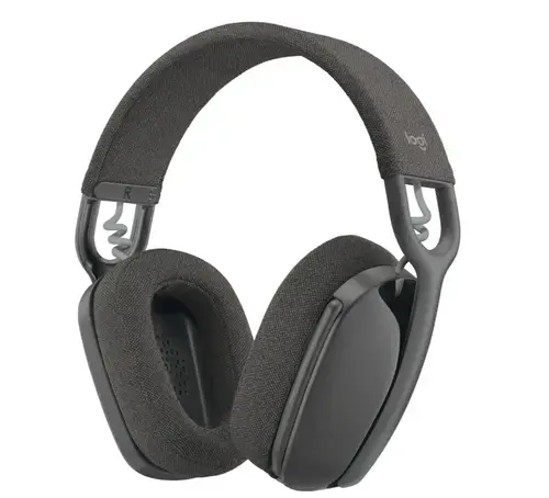 Casti Office/Call Center Logitech Zone Vibe TEAMS, ZOOM, GOOGLE, Microfon, Native Bluetooth 5.2, Noise-canceling (Negru)