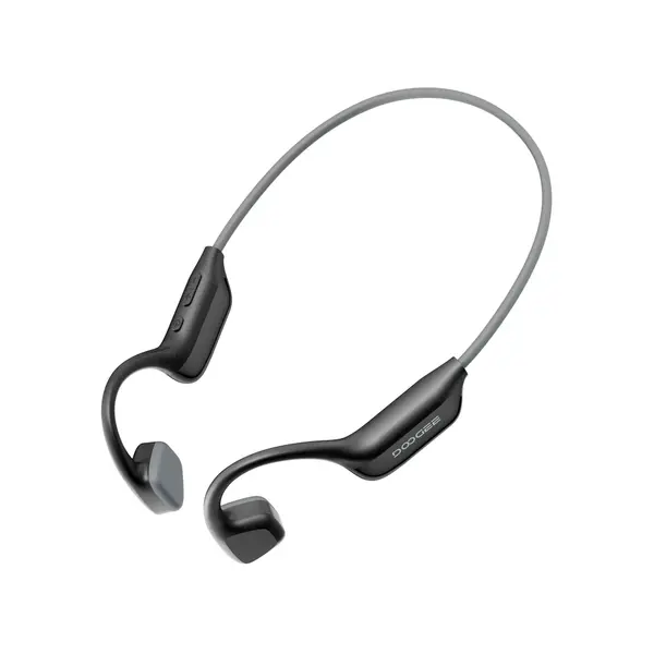Casti Open-Ear DOOGEE BoneBeat Run Digital, Negru, Bluetooth 6.0, LED Display, IP67, 10h Autonomie, Dual Device