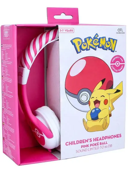 Casti OTL Pokemon Pokeball Roz