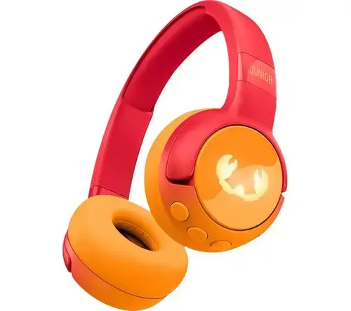 Casti pentru copii Fresh'n Rebel Code Junior, Bluetooth 5.4, Jack 3.5mm (Rosu/Portocaliu)